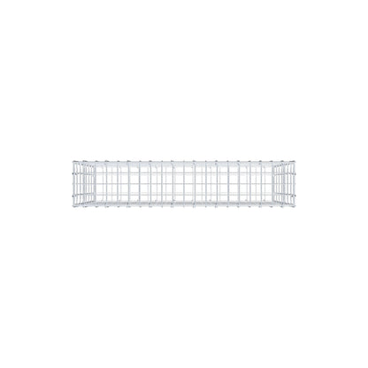 Schanskorf 100 cm x 70 cm x 20 cm (L x H x D), maaswijdte 5 cm x 10 cm, C-ring