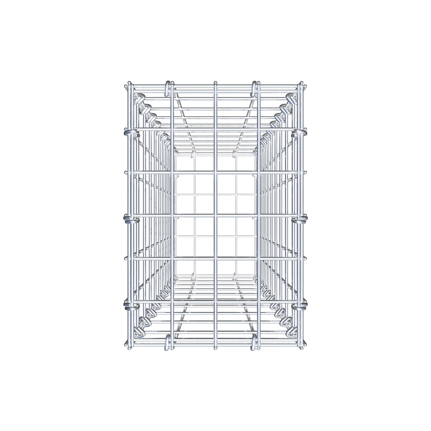 Schanskorf 100 cm x 20 cm x 30 cm (L x H x D), maaswijdte 5 cm x 10 cm, C-ring