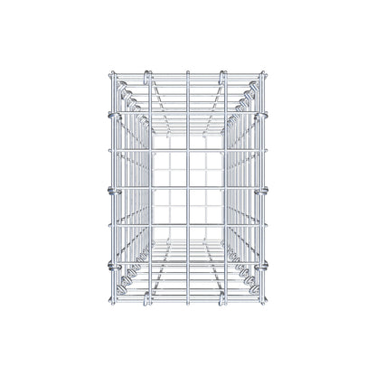 Schanskorf 100 cm x 20 cm x 30 cm (L x H x D), maaswijdte 5 cm x 10 cm, C-ring