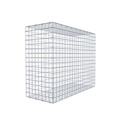 Gabião 100 cm x 80 cm x 40 cm (C x A x P), malhagem 5 cm x 5 cm, anel C