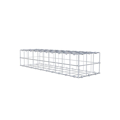 Schanskorf 100 cm x 20 cm x 30 cm (L x H x D), maaswijdte 10 x 10 cm, spiraalring