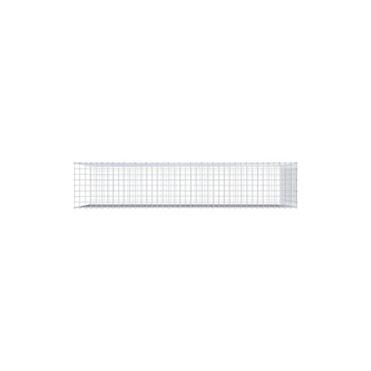 Opzetpaal type 2 200 cm x 100 cm x 40 cm (L x H x D), maaswijdte 5 cm x 5 cm, C-ring