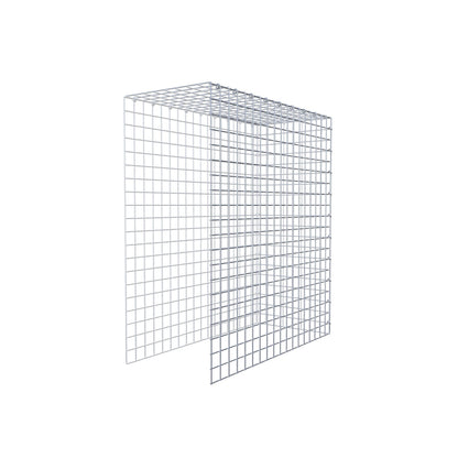 Gavión adicional tipo 4 100 cm x 90 cm x 40 cm (L x A x P), malla 5 cm x 5 cm, anillo en C