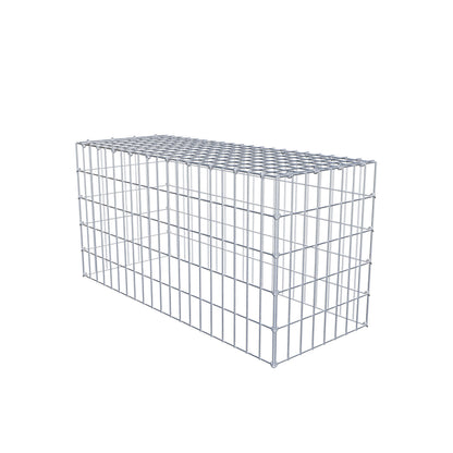 Gabião Tipo 3 100 cm x 50 cm x 40 cm (C x A x P), malhagem 5 cm x 10 cm, anel C