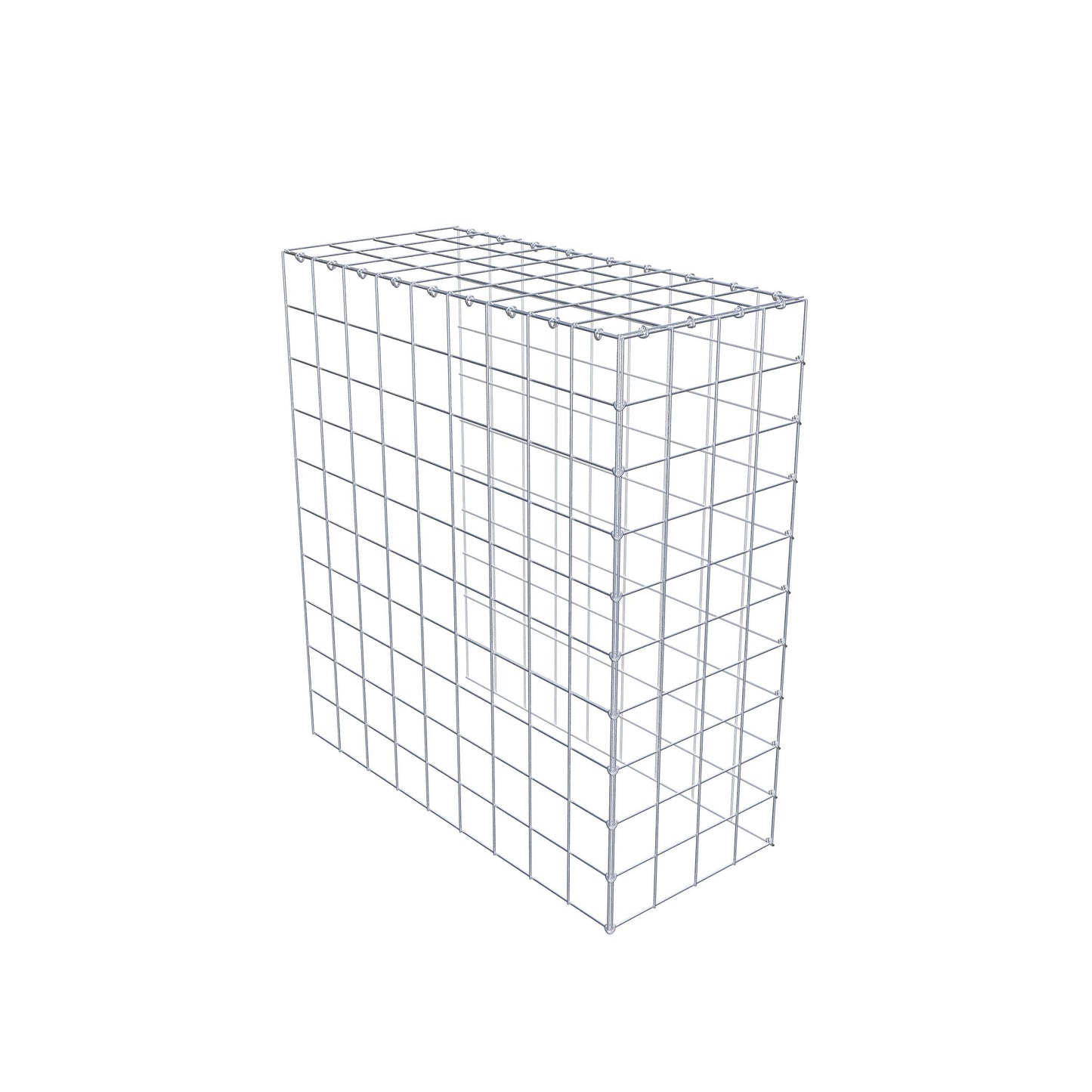 Gavión adicional tipo 4 100 cm x 90 cm x 40 cm (L x A x P), malla 10 cm x 10 cm, anillo en C