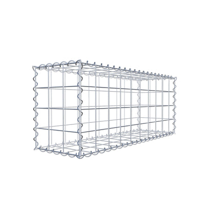Gabião 100 cm x 40 cm x 30 cm (C x A x P), malhagem 10 cm x 10 cm, espiral