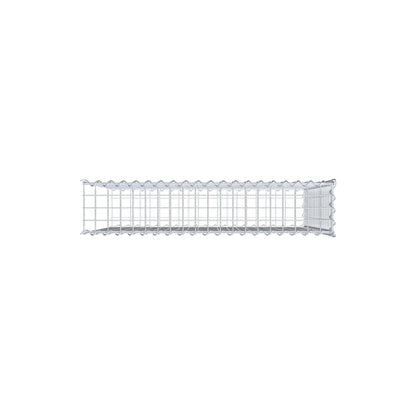 Gabion rapporté type 2 100 cm x 90 cm x 20 cm (L x H x P), mailles 5 cm x 5 cm, spirale