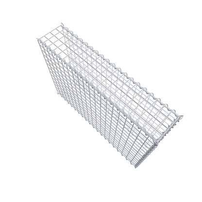 Add-on schanskorf type 2 100 cm x 70 cm x 20 cm (L x H x D), maaswijdte 5 cm x 5 cm, spiraalvormig