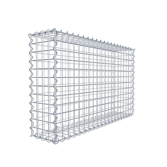 Gabbione 100 cm x 60 cm x 20 cm (L x H x P), maglia 5 cm x 5 cm, spirale