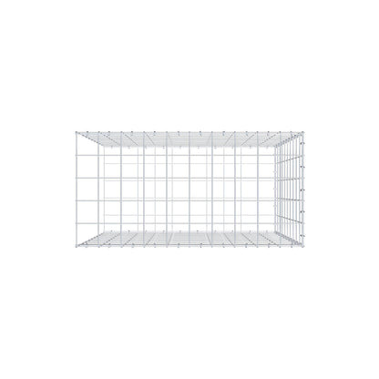 Gabião Tipo 2 100 cm x 100 cm x 50 cm (C x A x P), malhagem 10 cm x 10 cm, anel C