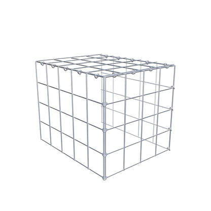 Gabião Tipo 4 50 cm x 40 cm x 40 cm (C x A x P), malhagem 10 cm x 10 cm, anel C