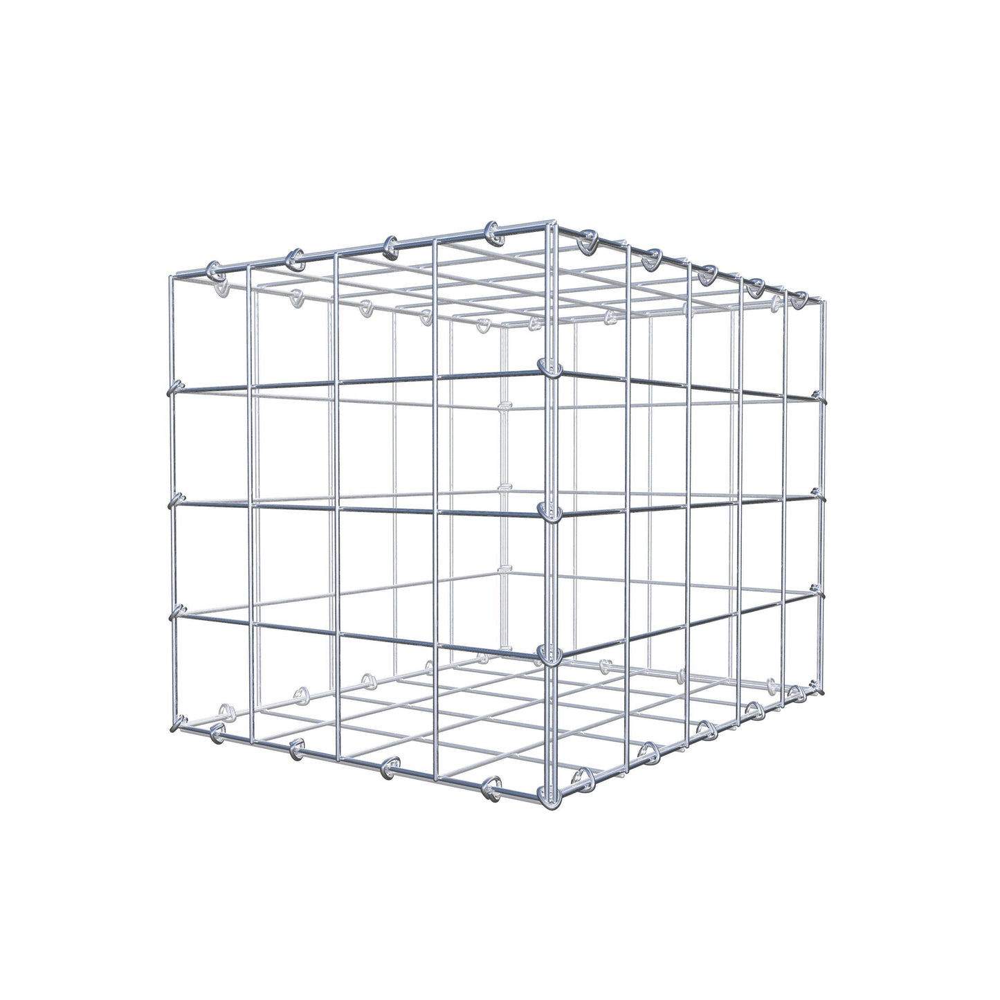 Gabion 50 cm x 40 cm x 40 cm (L x H x D), mesh size 10 cm x 10 cm, C-ring
