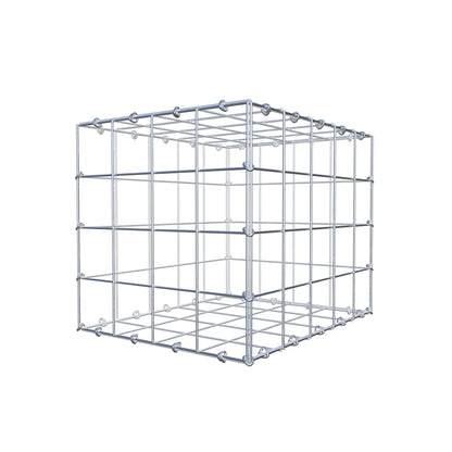 Gabion 50 cm x 40 cm x 40 cm (L x H x D), mesh size 10 cm x 10 cm, C-ring