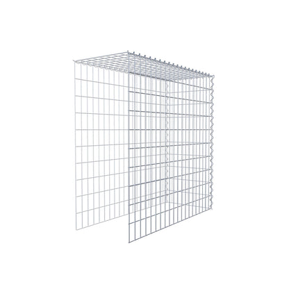Add-on schanskorf type 4 100 cm x 100 cm x 40 cm (L x H x D), maaswijdte 5 cm x 10 cm, spiraalvormig