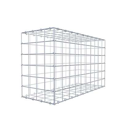 Schanskorf 100 cm x 60 cm x 40 cm (L x H x D), maaswijdte 10 cm x 10 cm, C-ring