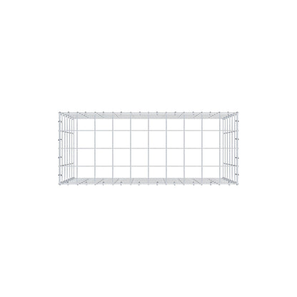 Anbaugabione Typ 3 100 cm x 60 cm x 40 cm (L x H x T), Maschenweite 10 cm x 10 cm, C-Ring