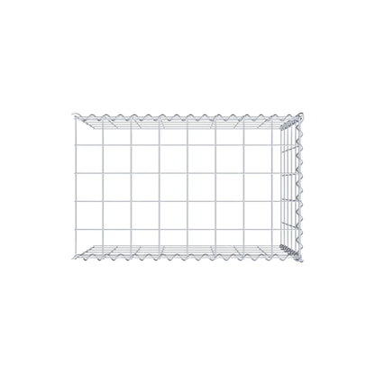Add-on schanskorf type 4 80 cm x 50 cm x 50 cm (L x H x D), maaswijdte 10 cm x 10 cm, spiraal