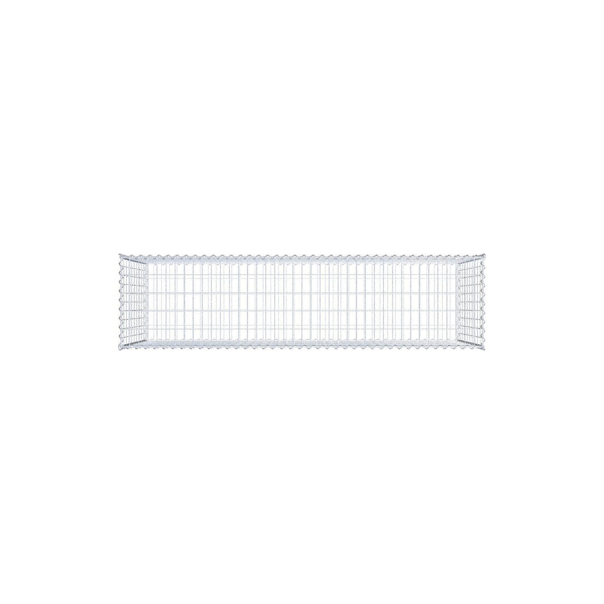 Gabion 200 cm x 100 cm x 50 cm (L x H x P), mailles 5 cm x 10 cm, spirale