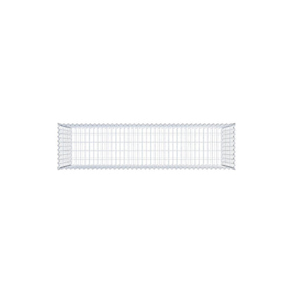 Gabion 200 cm x 100 cm x 50 cm (L x H x P), mailles 5 cm x 10 cm, spirale