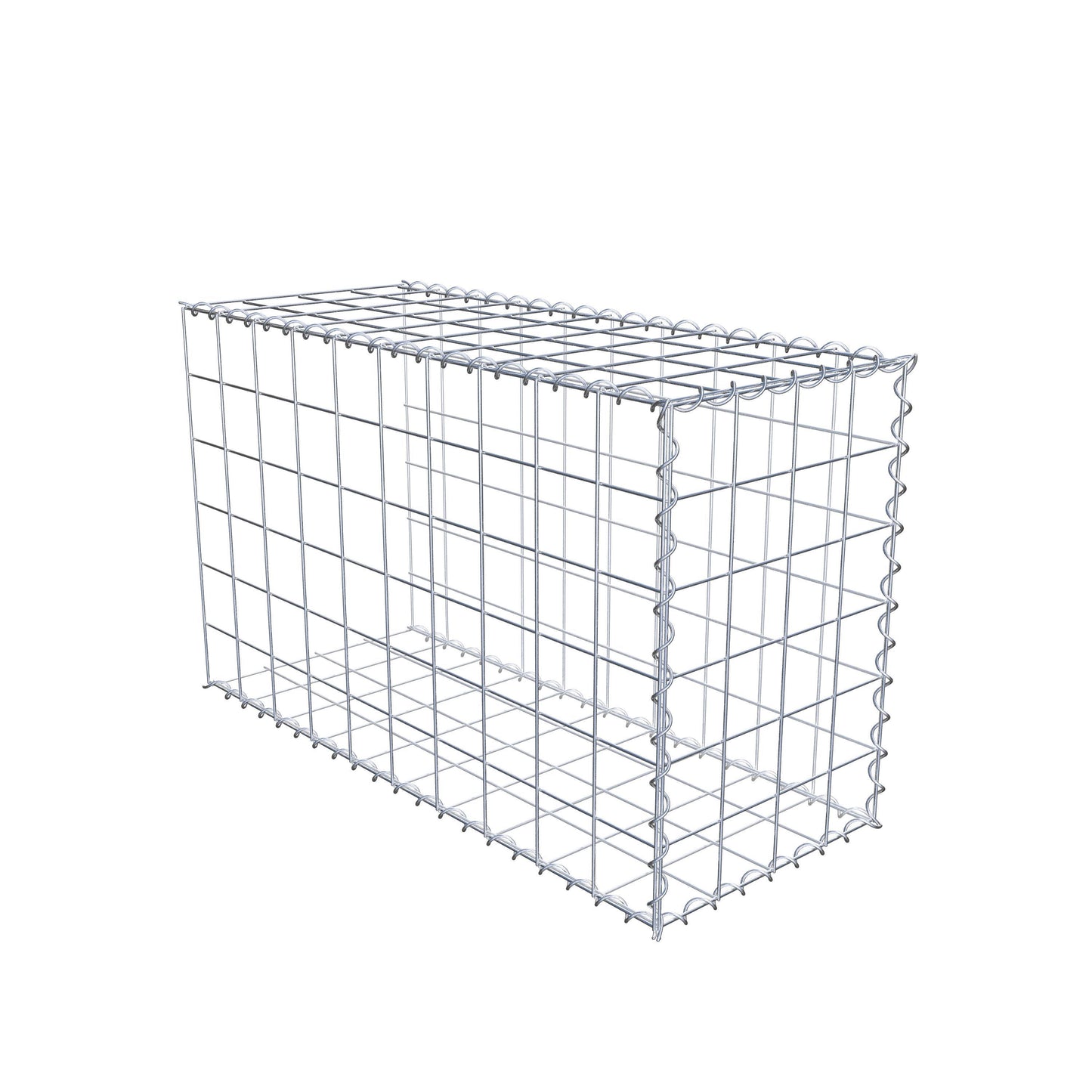 Add-on schanskorf type 2 100 cm x 60 cm x 40 cm (L x H x D), maaswijdte 10 cm x 10 cm, spiraal