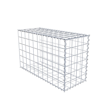 Add-on schanskorf type 2 100 cm x 60 cm x 40 cm (L x H x D), maaswijdte 10 cm x 10 cm, spiraal