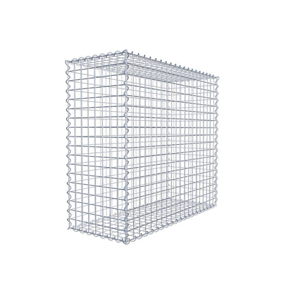 Schanskorf 100 cm x 90 cm x 40 cm (L x H x D), maaswijdte 5 cm x 5 cm, spiraalvormig