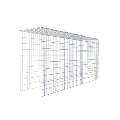 Gabbione aggiuntivo tipo 4 200 cm x 100 cm x 50 cm (L x A x P), maglia 5 cm x 10 cm, spirale