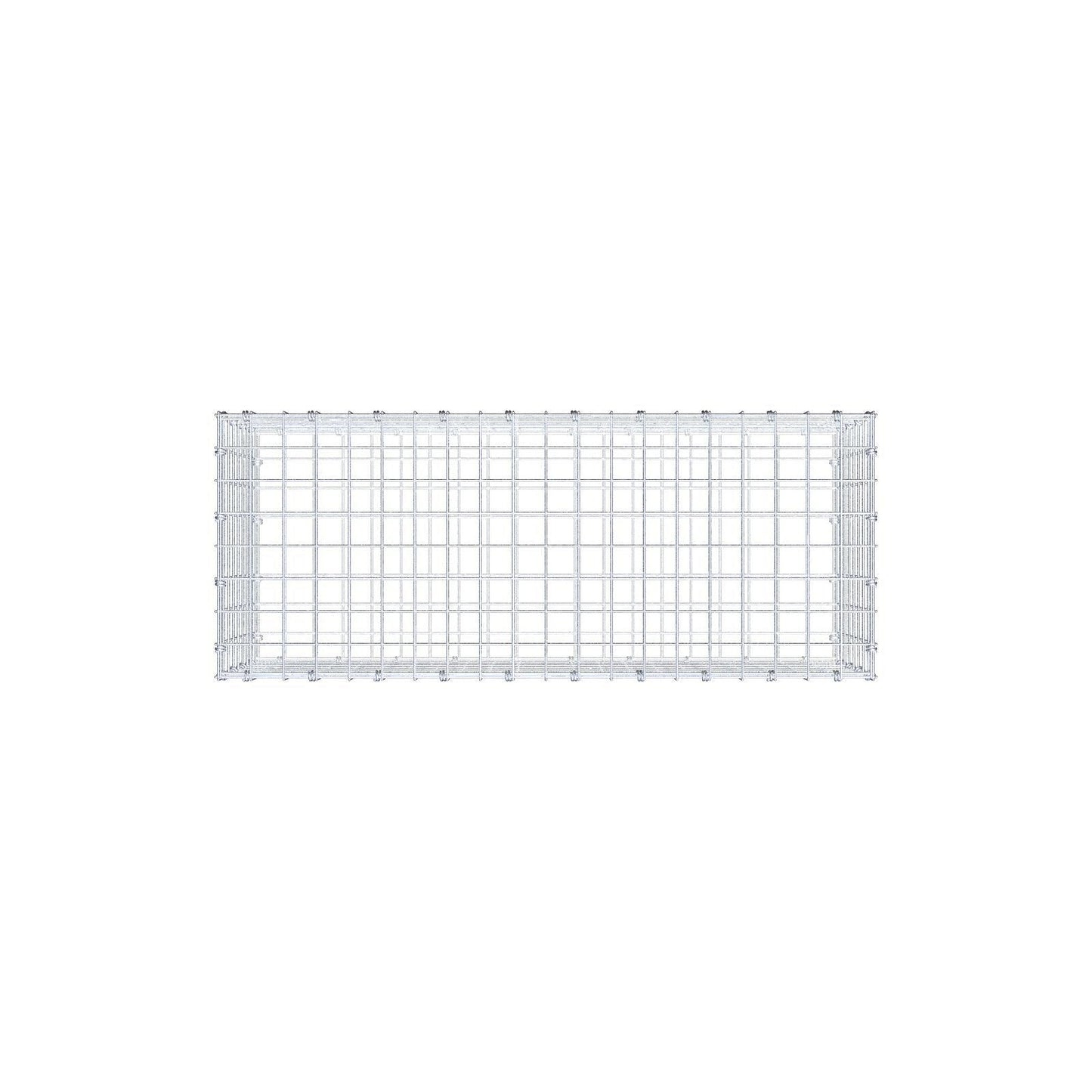 Gabião 100 cm x 40 cm x 40 cm (C x A x P), malhagem 5 x 5 cm, anel espiral