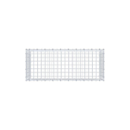 Gabião 100 cm x 40 cm x 40 cm (C x A x P), malhagem 5 x 5 cm, anel espiral