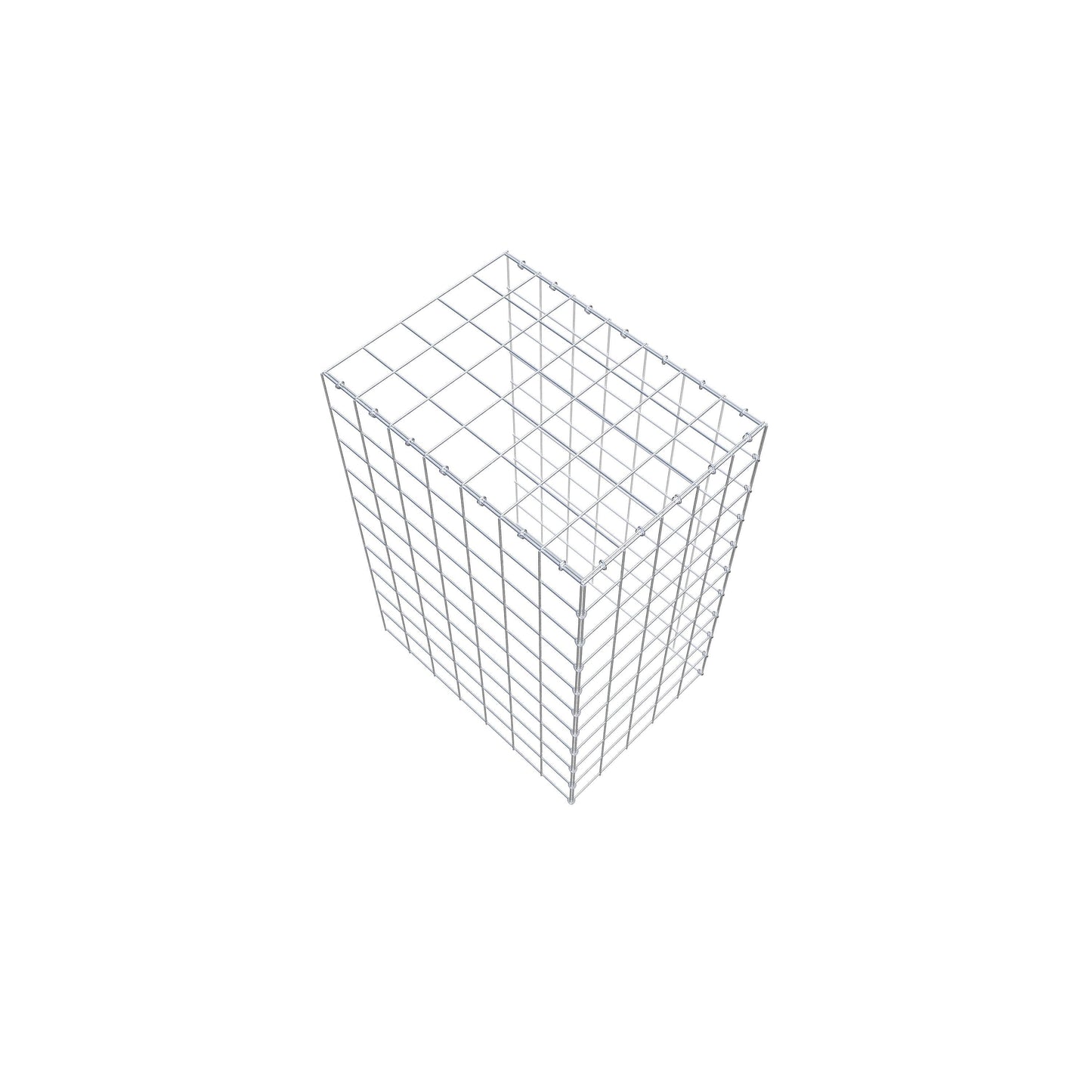 Opzetpaal type 4 100 cm x 70 cm x 50 cm (L x H x D), maaswijdte 10 cm x 10 cm, C-ring