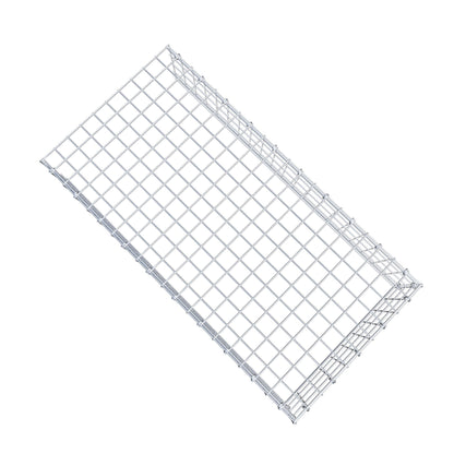 Type 4 oplegkorf 100 cm x 20 cm x 50 cm (L x H x D), maaswijdte 5 cm x 5 cm, C-ring