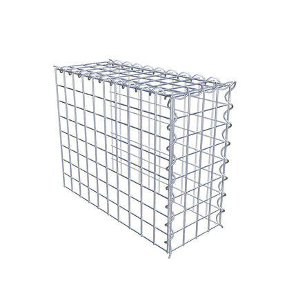 Add-on schanskorf type 4 50 cm x 40 cm x 20 cm (L x H x D), maaswijdte 5 cm x 5 cm, spiraalvormig