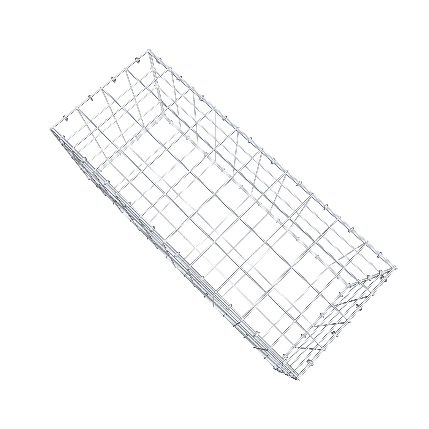 Schanskorf 100 cm x 40 cm x 40 cm (L x H x D), maaswijdte 10 cm x 10 cm, C-ring