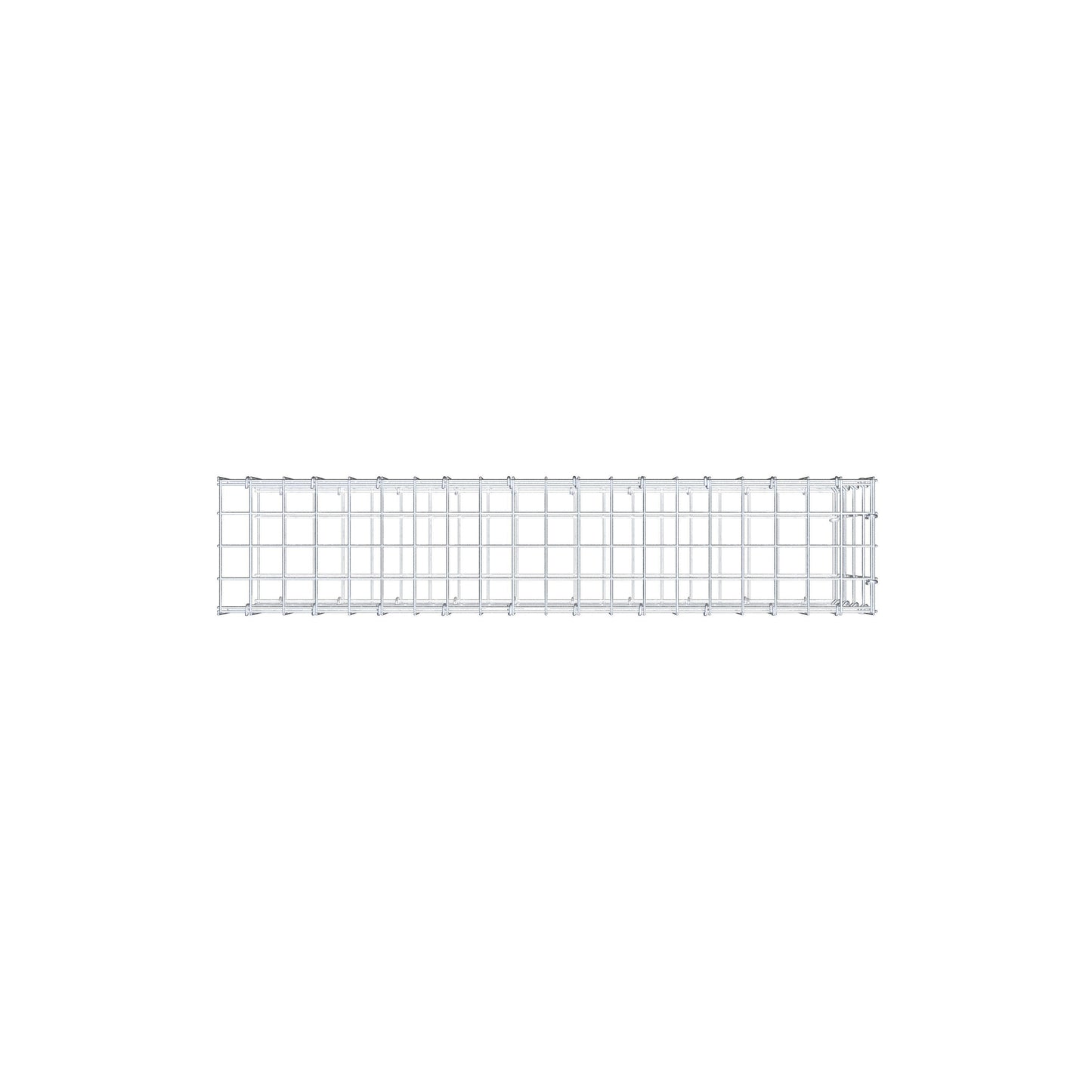 Pila adicional tipo 2 100 cm x 40 cm x 20 cm, malla 5 cm x 10 cm, anillo en C