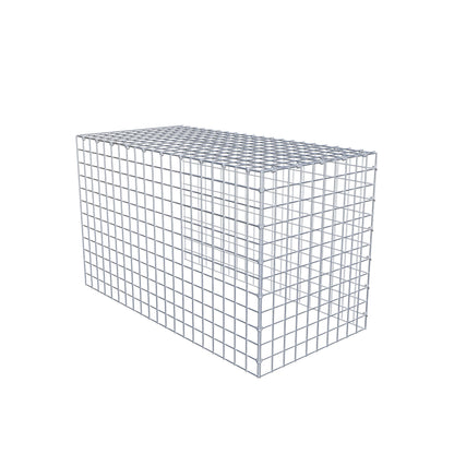 Pile aggiuntivo tipo 4 100 cm x 60 cm x 50 cm (L x H x P), maglia 5 cm x 5 cm, anello a C