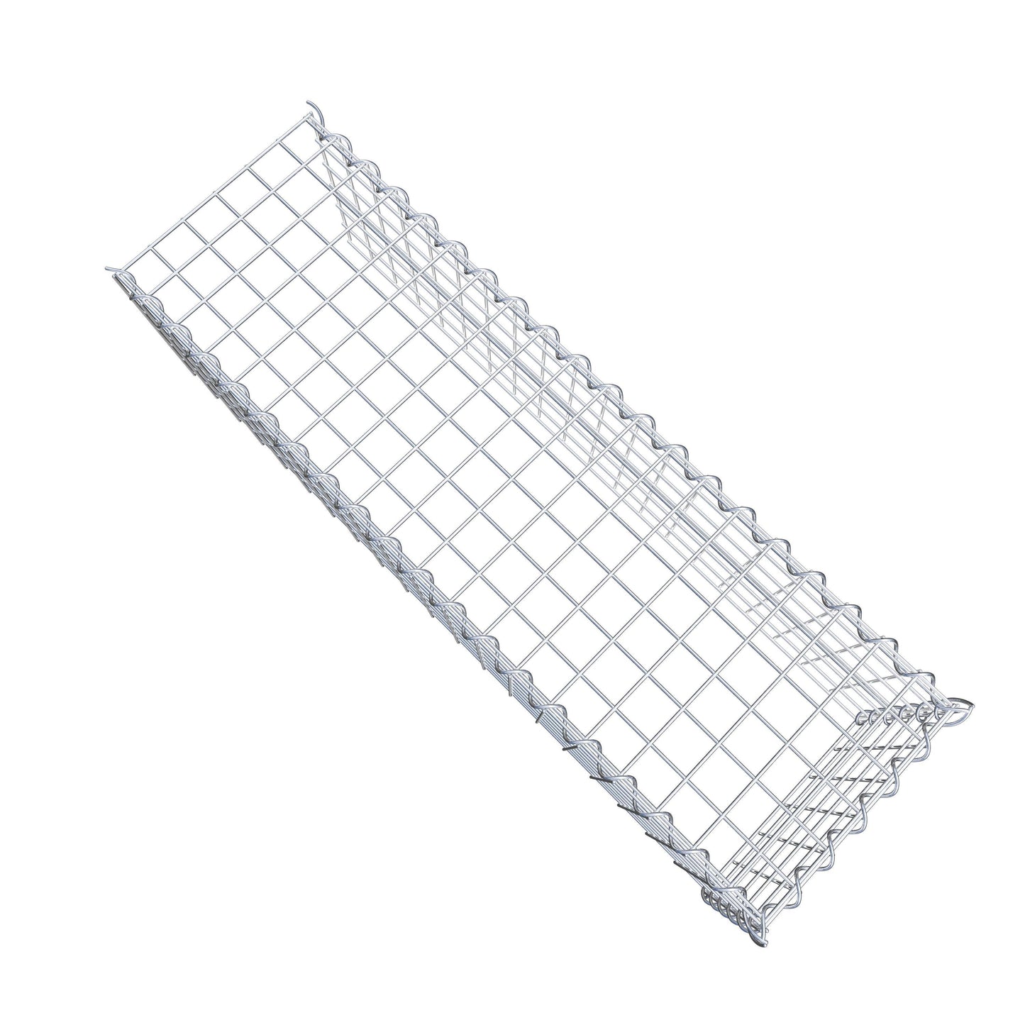 Gabião Tipo 4 100 cm x 30 cm x 30 cm (C x A x P), malhagem 5 cm x 5 cm, espiral