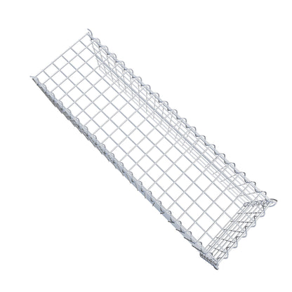 Gabião Tipo 4 100 cm x 30 cm x 30 cm (C x A x P), malhagem 5 cm x 5 cm, espiral