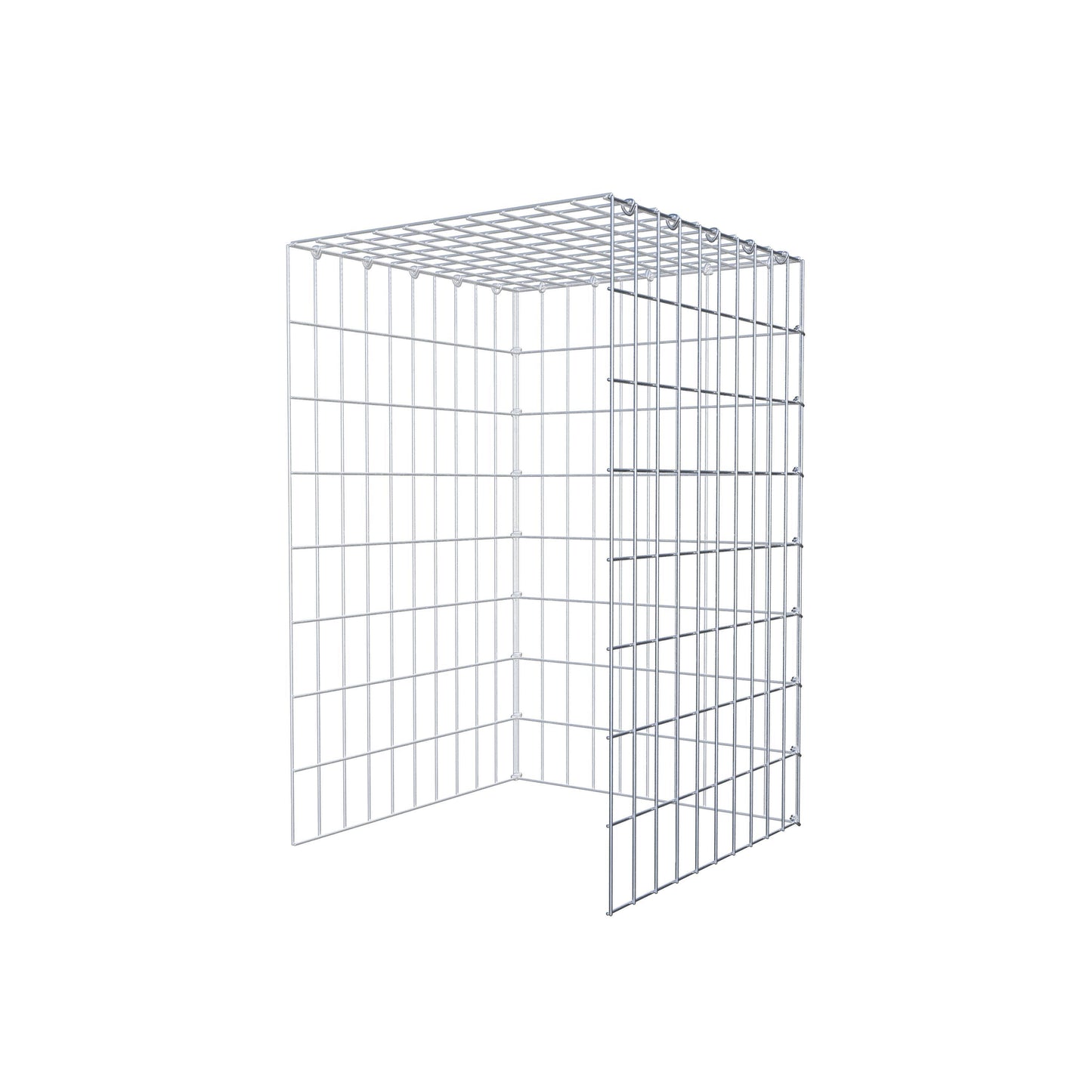Toegevoegde pool type 4 80 cm x 50 cm x 50 cm (L x H x D), maaswijdte 5 cm x 10 cm, C-ring