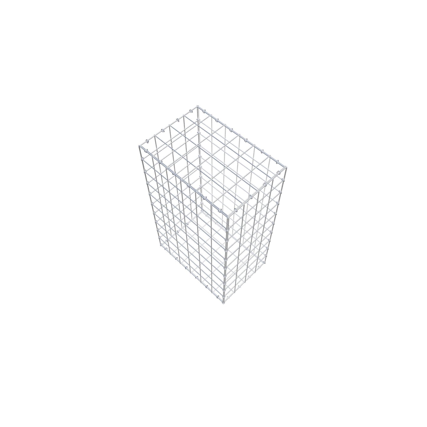 Schanskorf 100 cm x 60 cm x 40 cm (L x H x D), maaswijdte 10 cm x 10 cm, C-ring
