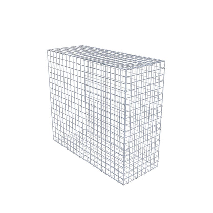 Type 2 oplegkorf 100 cm x 90 cm x 40 cm (L x H x D), maaswijdte 5 cm x 5 cm, C-ring