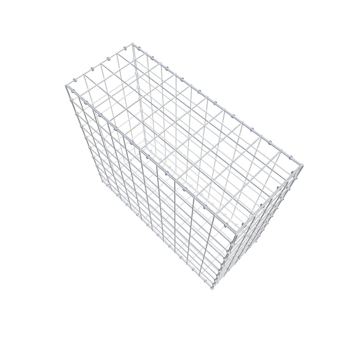 Schanskorf 100 cm x 90 cm x 40 cm (L x H x D), maaswijdte 10 x 10 cm, spiraalring