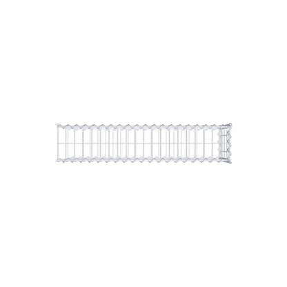 Påväxt gabion typ 2 100 cm x 40 cm x 20 cm (L x H x D), maskstorlek 5 cm x 10 cm, spiral