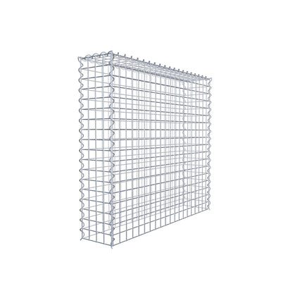 Extra gabion typ 3 100 cm x 90 cm x 20 cm (L x H x D), maskstorlek 5 cm x 5 cm, spiral
