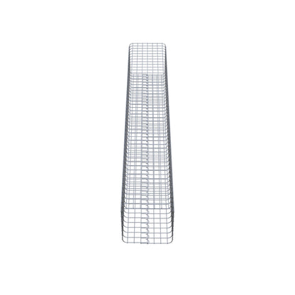 Gabion column square 37 cm x 37 cm, 230 cm high, MW 5 cm x 5 cm