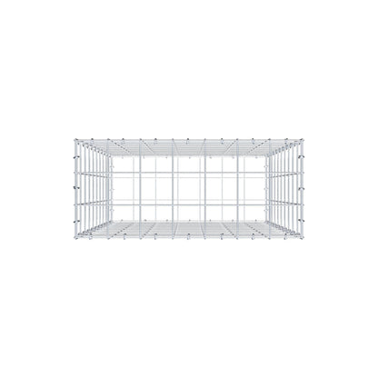 Schanskorf 100 cm x 70 cm x 30 cm (L x H x D), maaswijdte 10 cm x 10 cm, C-ring