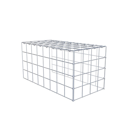 Toegevoegde pool type 4 80 cm x 40 cm x 40 cm (L x H x D), maaswijdte 10 cm x 10 cm, C-ring