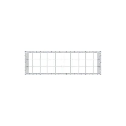 Gavión complementario de tipo 3 100 cm x 30 cm x 30 cm (L x A x P), malla 10 cm x 10 cm, anillo en C
