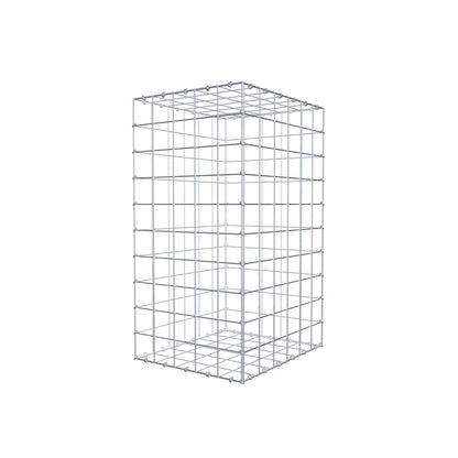 Gabion 100 cm x 60 cm x 50 cm (L x H x D), maskestørrelse 10 cm x 10 cm, C-ring