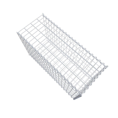 Add-on schanskorf type 2 100 cm x 60 cm x 40 cm (L x H x D), maaswijdte 5 cm x 10 cm, spiraalvormig