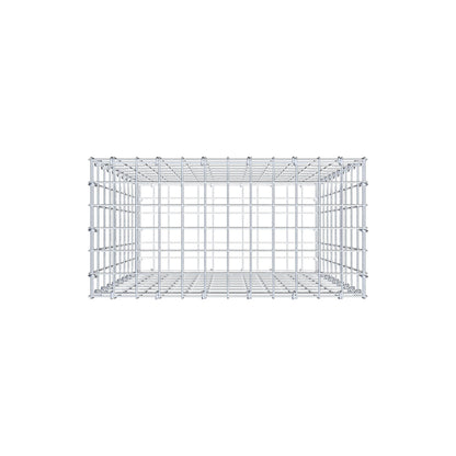 Schanskorf 100 cm x 60 cm x 30 cm (L x H x D), maaswijdte 5 cm x 10 cm, C-ring